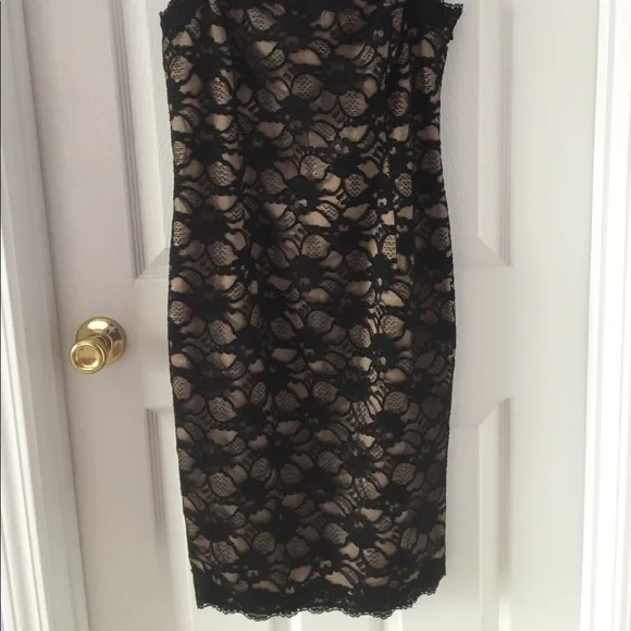 Jones New York Black Lace Cocktail Dress - Picture 3 of 8